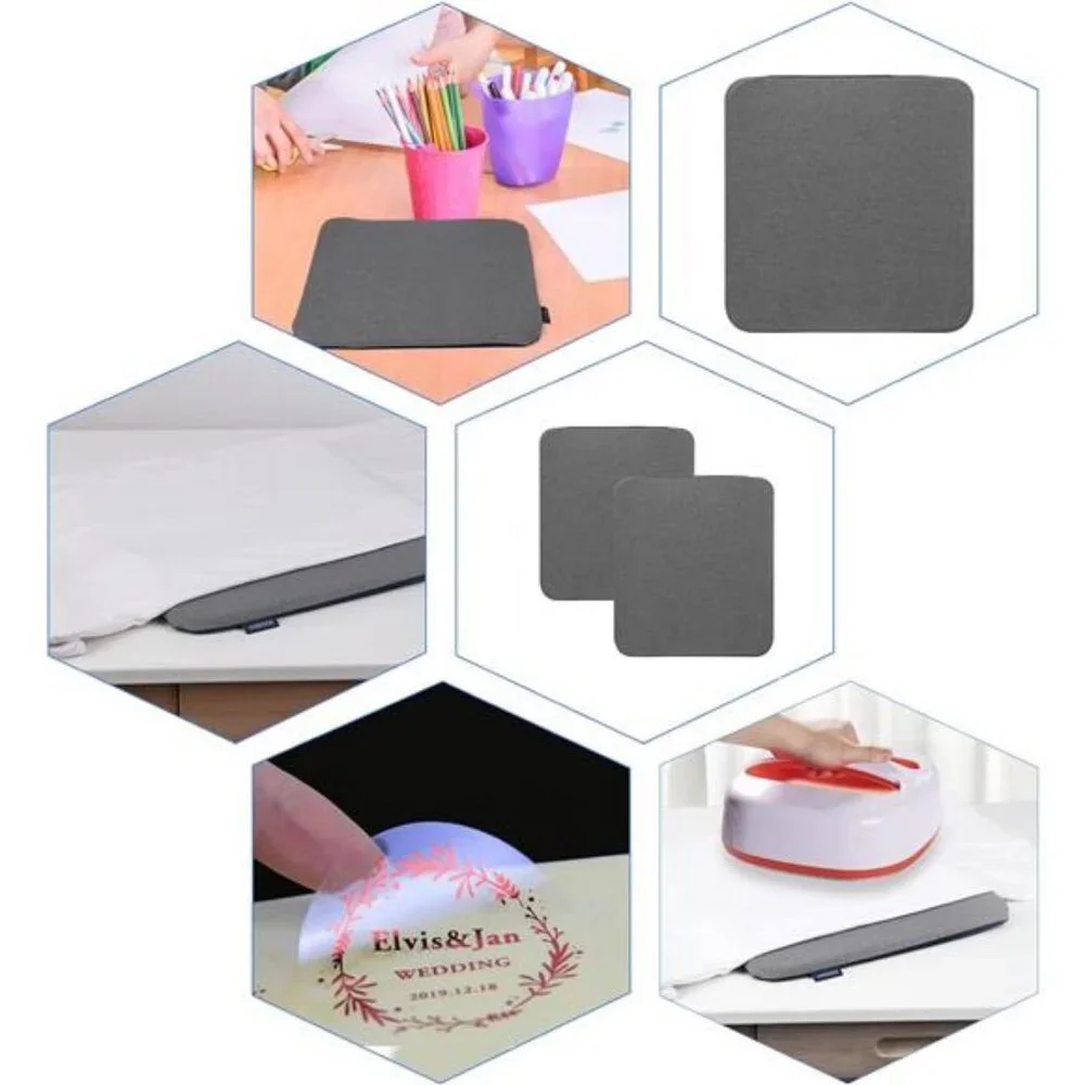 Heat Press Mat Compatible with Cricut Easy Press 2 Easy Press Mat 8”X10” 12”X12”